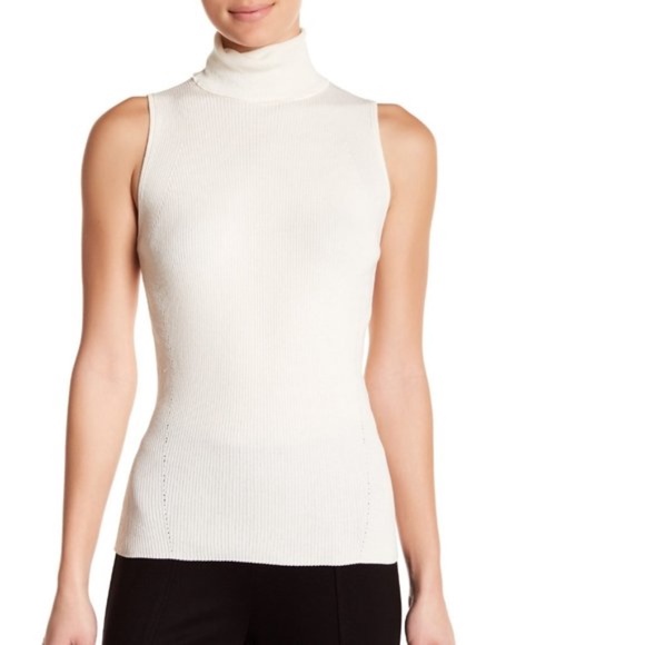 Anne Klein Ribbed Turtleneck Top - Picture 2 of 6